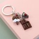 thumbnail image 1 of Lvero Chocote Comida Resina Pastel Durable Postre colgante para accesorios de moda Amigos, cumpleaños, niña, Soledad Cadenas clave, 1 of 8
