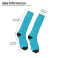 thumbnail image 5 of Balery Blue Glitter Fun Novelty Socks Men'S Women'S Crew Socks Funny Crazy Novelty Socks Quirky And Cool Socks, 5 of 9