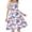 K-Blue, variant on TEAJOPSUU Girls Summer Dress Cute Printed Spaghetti Strap Boho Dresses Causal Sleeveless Tiered Ankle Dresses 4-14 Years C-Multicolor