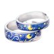 thumbnail image 4 of Anillos,Regalos de joyería de anillos de pareja ajustables abiertos,Alianzas de compromiso de boda Anillos a juego, 4 of 8