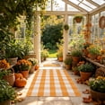 thumbnail image 4 of LEFXSMR Large Plaid Welcome Mat, 31.5*19.9 inch Thanksgiving Non-Slip Front Door Mat, Hand-Woven Washable Outdoor Rug Entrance Fall Decor, 4 of 9