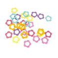 thumbnail image 4 of 30x Stitch Marker Ring Flower Mixed Color Needles Tip for DIY Handmade Craft, 4 of 9