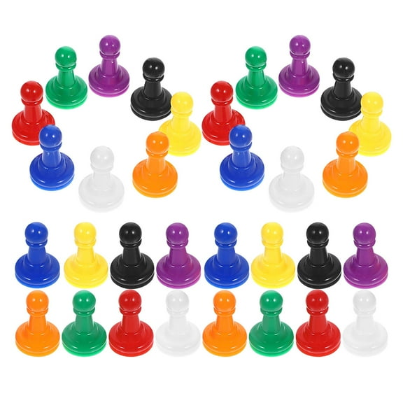 FRCOLOR  64 Pcs Game Pawns Cribbage Pegs Candy Chess Fancy Glasses Frame