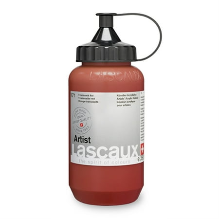 UPC: 7612254331064 | Lascaux Artist Acrylics – Transoxide Red 390 ml Tube