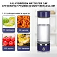 thumbnail image 4 of Boovnll Water Bottles, Rechargeable Electrolytic Hydrogen Water Cup Health Cup Glass Cup Hydrogen Water Cup, Water Bottle, Bottle, Waterbottles, 4 of 8