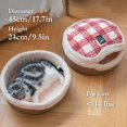 thumbnail image 4 of Cama para gato tipo cueva Urnat, cerrada y autorcalentable con tapa, 4 of 7