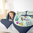 thumbnail image 4 of Homewish Chemical Science Queen Comforter Set, Kawaii Cartoon Bedding Sets, Teens Kids Girls Boys Reversible Bedding Comforter Set, Microfiber Bedroom Decor, 3-Piece, 4 of 8