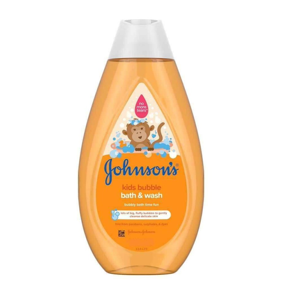 Johnson's Kids 2in1 Bubble Bath & Wash 300ml (Pack of 2)