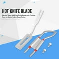 thumbnail image 3 of Dioche Hot Knife Cutting Blade, Hot Knife Cutter Blade, Fabric Rope Cutter Blade For Cutting Nylon Rope Cutting Plastic Rope Cutting Woven Belt Cutting Nylon Fabric, 3 of 8