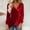 Red women sequin wrap top a1, variant on thefmos Women's Fall Winter Long Sleeve Sequin Wrap Pullover Tops Dressy Casual Trendy Blouses Cute Loose Tunic Shirts for Evening Party Vacation Clothes, Purple L