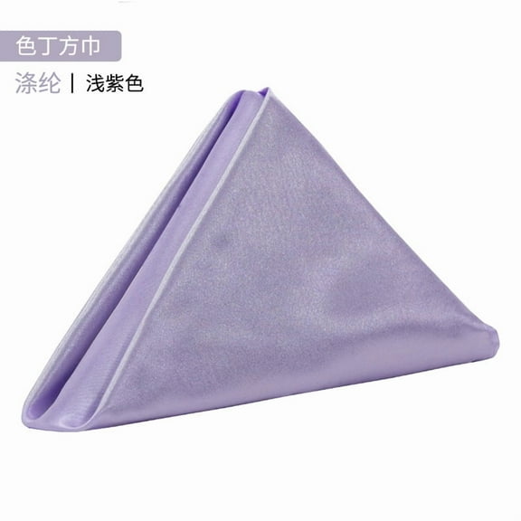 suxuMhao Bulk Cloth Napkins,20 Cloth napkins-Light purple Fabric Napkins 16.93x16.93in(43x43cm)-Table Cloth Napkins for Weddings,Suitable for Parties, Dinners, Soft Polyester Cloth Napkins​