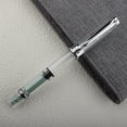 thumbnail image 4 of YongSheng 3008 FountainPen Silver Trim Piston Filling Transparent Large Capacity Storage Ink EF Nib Suitable For Student Study Calligraphy Practice OfficeWwork S.ignature 2ml, 4 of 9