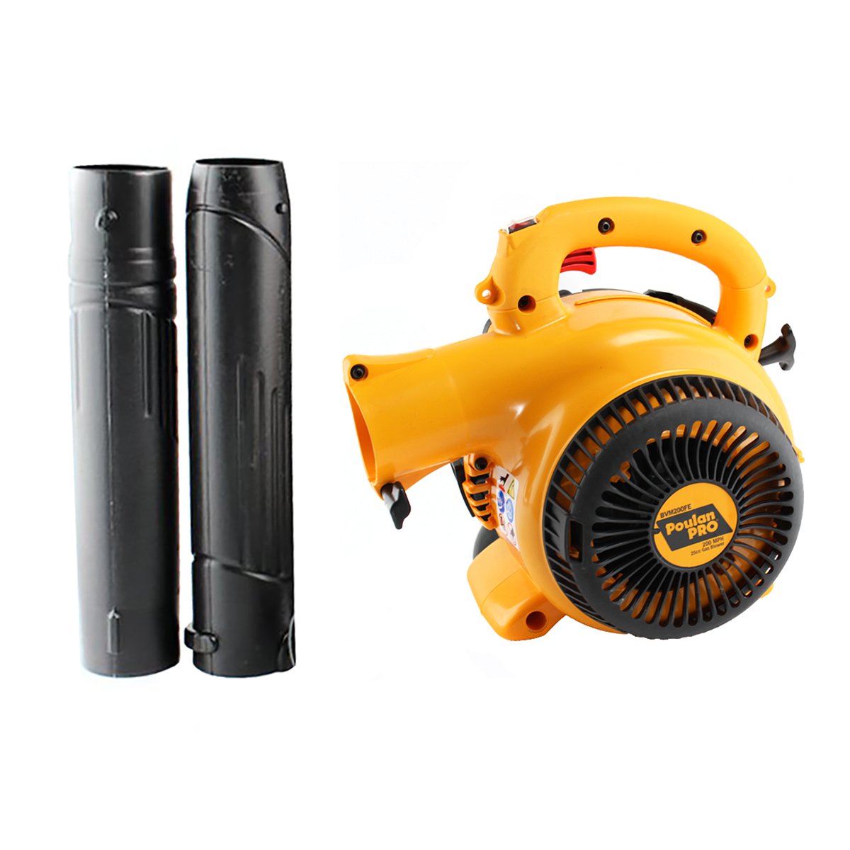Poulan Pro BVM200FE 25CC 2 Cycle Gas Leaf Debris Handheld Blower -200 MPH -  Walmart.com