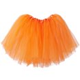 thumbnail image 6 of My Lello Little Girls Tutu 3-Layer Ballerina Orange, 6 of 6