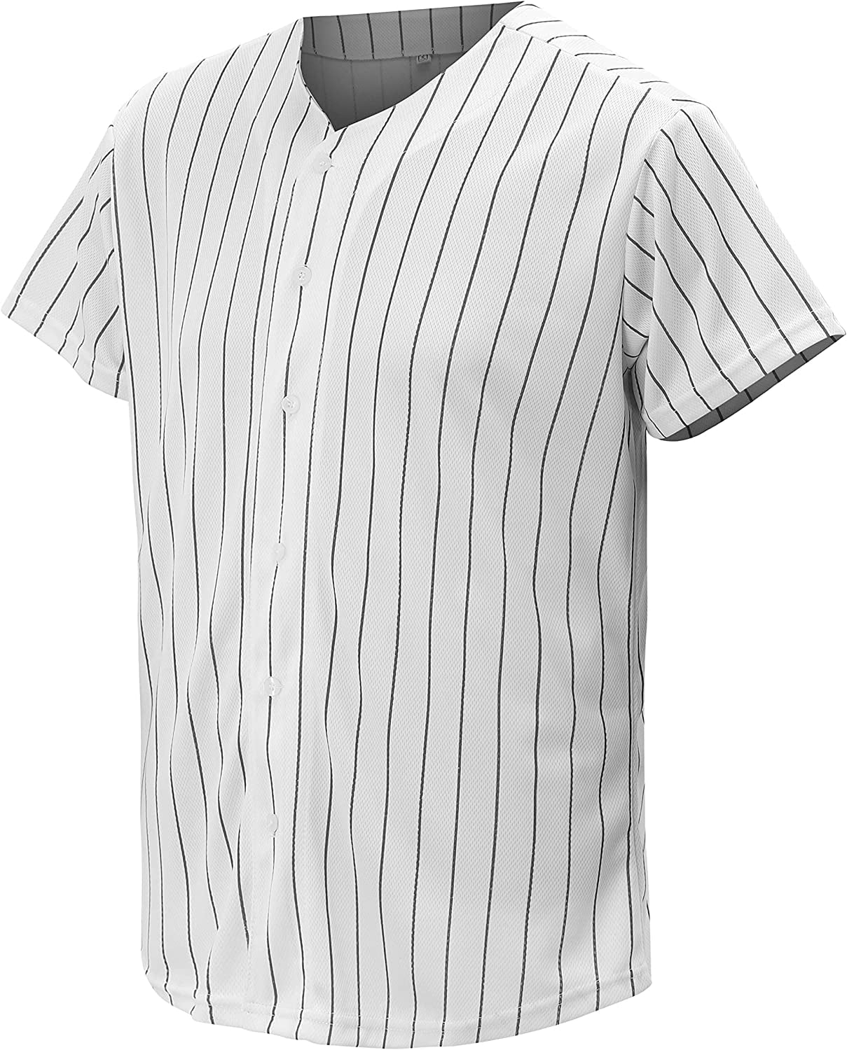 CUTHBERT Solid Baseball Jersey Shirt for Men and Women, Plain Short Sleeves  Button Down T-Shirt 