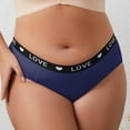 thumbnail image 4 of Homenesgenics Underwear for Women High Waist under $5 Women's Plus Size Underwear Sexy Briefs Blue XL, 4 of 6