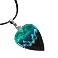 thumbnail image 1 of Resina epoxi Guitarra Púa Northern Lights Collar Músico Colgantes (02), 1 of 4
