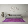 thumbnail image 3 of Ahgly Company Indoor Rectangle Medallion Purple Traditional Area Rugs, 4' x 6', 3 of 4
