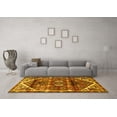 thumbnail image 3 of Ahgly Company Machine Washable Indoor Rectangle Persian Yellow Traditional Area Rugs, 4' x 6', 3 of 4