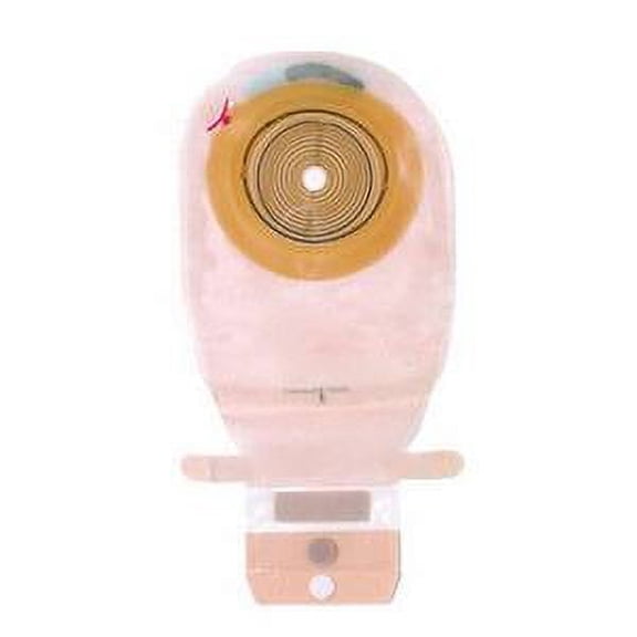 Assura 1-Piece Wide Outlet Drainable Pouch Cut-to-Fit Non-Convex, Transparent