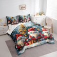 thumbnail image 3 of Homewish Xmas Gnome 7-Piece Twin Bedding Sets For Teens Boys Girls,Happy New Year Bedding Comforter Set,Merry Christmas Breathable Sheet Sets,Ultra Soft Home Decor,Reversible, 3 of 8