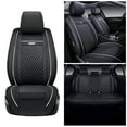 thumbnail image 2 of Tuqiang Covers for front car seats for Honda for Accord 2007-2018 2 Seats Waterproof Premium Leather Front Seat Protectors Black and White, 2 of 7