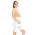 thumbnail image 2 of Stretch Is Comfort Women's Oh so Soft Luxe Maternity Biker Shorts | Adult Small- 2x, 2 of 6