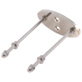 thumbnail image 3 of 8 Packs Metal Skateboard Deck Display Wall Mount with Two Screw Holes for Storage Horizontal and Floats Vertically, 3 of 8