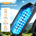 thumbnail image 3 of Teen Electric Bike, 750 & 1000W Motor 20+MPH Speed, 48V 15.6AH Removable Battery, 60 Miles Range, 16×4 Fat Tire Full Suspension E-bike with 3 Speed Assist UL2849, 3 of 8