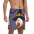 thumbnail image 2 of Naloa Halloween Gnomes Men's Short Pajama Pants, Pj Shorts, Lounge Comfort Shorts-3X-Large, 2 of 6