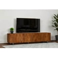thumbnail image 2 of Trask 86-inch Wood TV Stand Media Console Mango Brown, 2 of 11