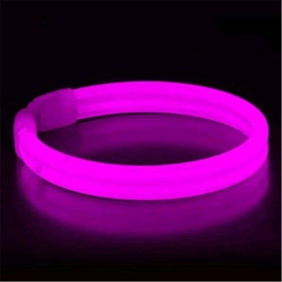 Blinkee 1145054 Wide Glow Stick 8 in. Bracelet, Pink - Pack of 30