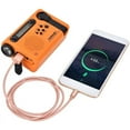 thumbnail image 4 of Outdoor Emergency Radio Portable Radio AM FM SW Solar Powered Crank Radio with LED Flashlight SOS Alarm-Green, 4 of 5