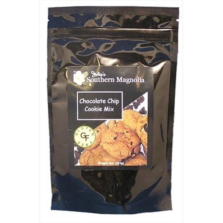 Julias Southern Magnolia Gluten Free Chocolate Chippers Cookie Mix 8oz bag- Pack of 4