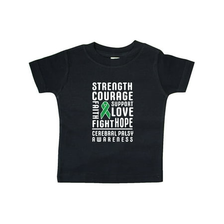 

Inktastic Cerebral Palsy Awareness Strength Support and Courage Gift Baby Boy or Baby Girl T-Shirt