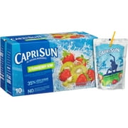 Capri Sun Strawberry Juice, 40 ct Casepack, 6 oz Pouches