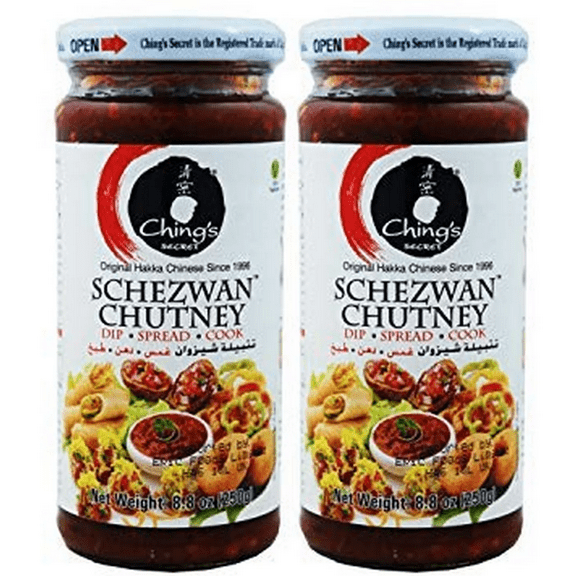 CHING'S Secret Schezwan Chutney - 8.8oz (2 Pack)