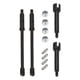 thumbnail image 3 of Accesorio de coche RC 4PCS 6MM Juego de buje de rueda ancho Juego de buje de rueda de latón Contrapesos Eje de rueda delantera trasera Junta del eje de transmisión para 1/24 Axial SCX24 AXI90081 AXI00 Meterk Accesorio de coche RC, 3 of 7