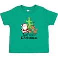thumbnail image 3 of Inktastic Baby's 1st Christmas with Santa Reindeer and Tree Boys or Girls Baby T-Shirt, 3 of 5