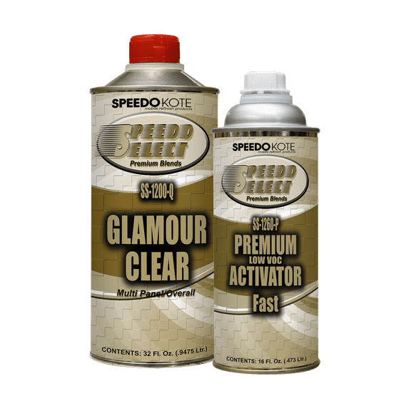 Ultra High Gloss 2.1 voc Clear Coat, 2:1 Clearcoat 48 oz. Fast Kit, SS-1200/60-Q