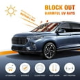 thumbnail image 3 of Car Windshield Sun Shade Funny for Car Front Window 4th Of July (2) Foldable Car Sunshade Windshield | Vehicle Car Sun Visor UV Rays &Heat Blocker Covers Auto Window Protector, 3 of 5
