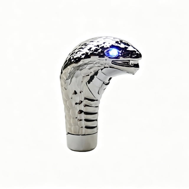 Zhenhongyql Head Car Gear Knob LED Lighted Lever Head Style Knob For Manual Transmission Vehicles