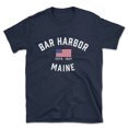 thumbnail image 1 of Bar Harbor Maine Patriot Men's Cotton T-Shirt, 1 of 1