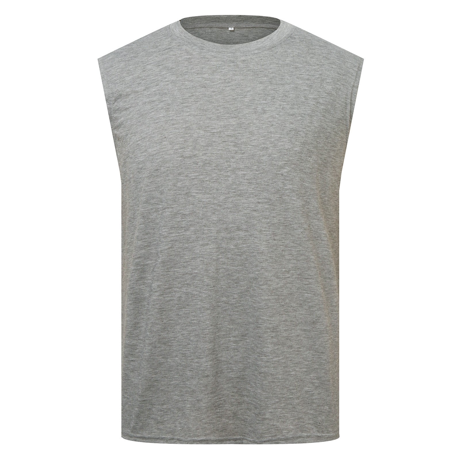 PMVFHDE Men's Sleeveless Shirt Summer Fitness Broad Shoulder Casual Loose Running Vest for Sports Gym Training