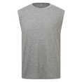 thumbnail image 4 of Men's Summer Fitness Tank Top Broad Shoulder Loose Fit Breathable Workout Running Gym Vest Men's Tops T-Shirt Casual Crew Neck Loose, 4 of 5