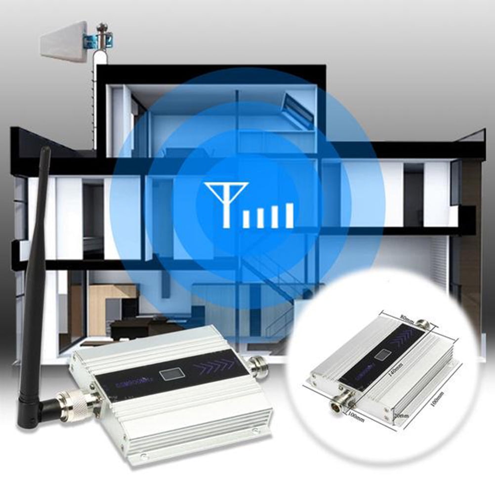 Cell Phone Signal Booster, Dual Band Cellular Repeater Amplifier Home GSM DCS LTE B3 2G 3G 4 Phone Signal Amplifier for Home