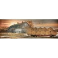 thumbnail image 2 of Deiter, Lori 24x11 White Modern Wood Framed Museum Art Print Titled - Sunset on the Farm, 2 of 4
