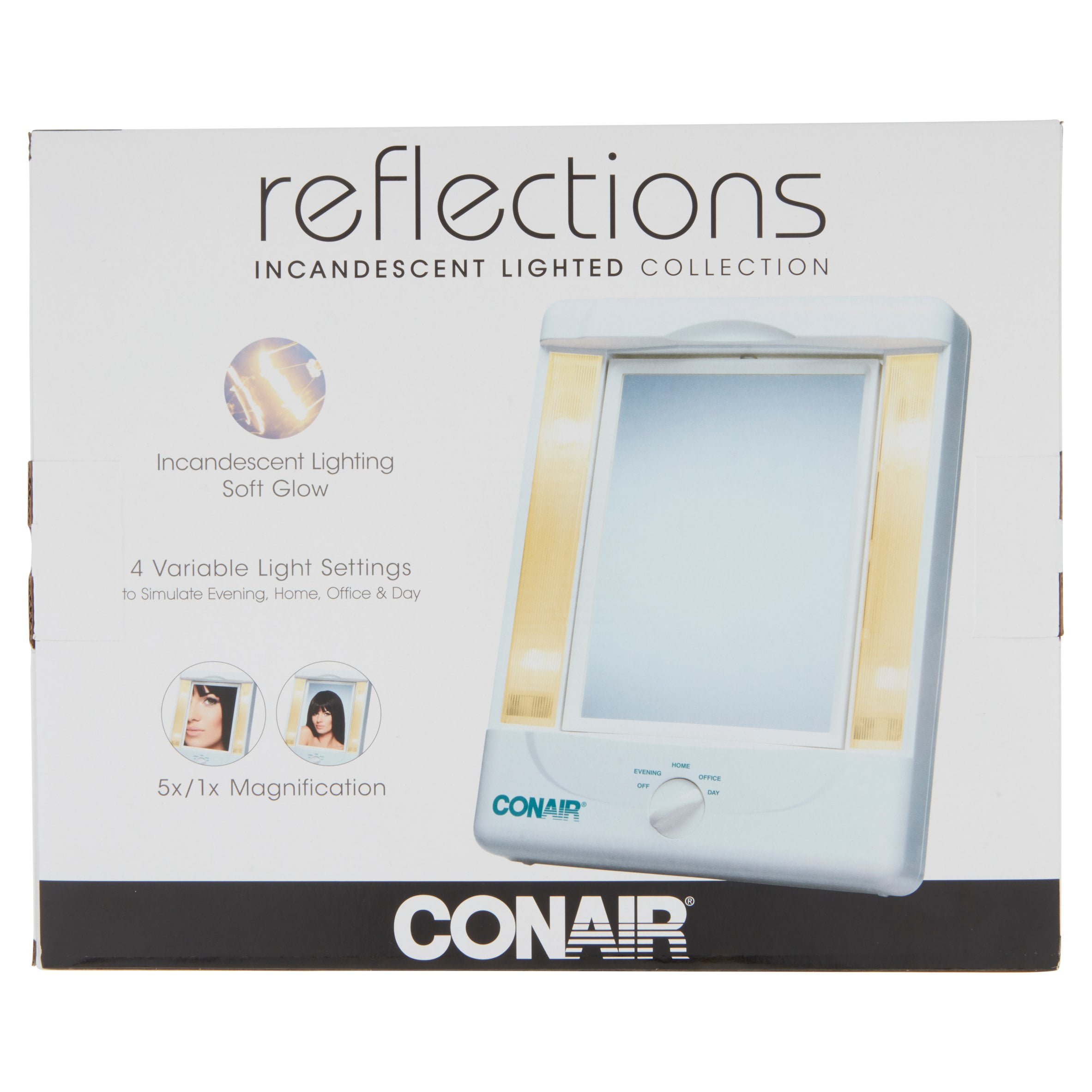 CONAIR TM8LX3N 2-Sided Makeup Mirror with 4 Light - Walmart.com