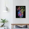 thumbnail image 4 of COMIO Human Heart Canvas Wall Art Tree of Life Anatomy Heart Pictures for Medical Clinic Doctor Office Decor Ready to Hang, 4 of 5