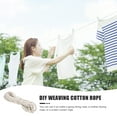 thumbnail image 3 of Ifundom Cotton Washing Line Rope White Clothes Drying Rope for Laundry and Craft Making 1 Roll and Strong, 3 of 6